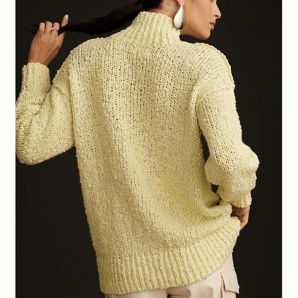 Anthropologie  The Need-It Oversized Mock Neck Sweater XS - Picture 2 of 6